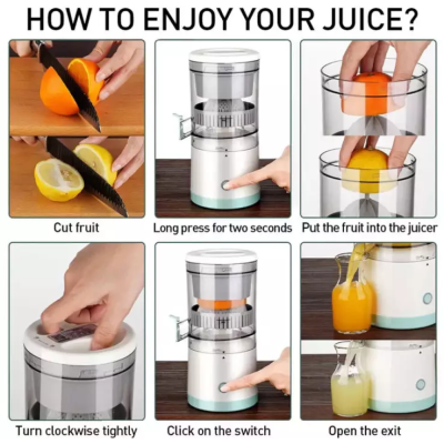Electric Citrus Juicer Orange Juice Squeezer Press Machine Fruit Lemon Extractor