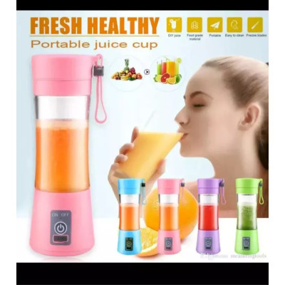 Portable & Rechargeable Battery Juice Blender380ml in Blue,Pink&Green usb charge