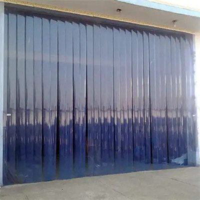2mm Thick x 200mm Wide PVC Strip Curtain Set with Hanging rail