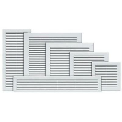 White Vent Grille with Flyscreen | ABS Wall Vent for Indoor/Outdoor