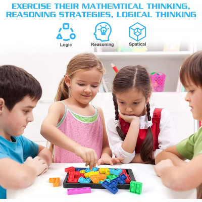 27 Piece Set Jumbo Pop Bubble Toy Building Block Game Puzzle with Tray Large