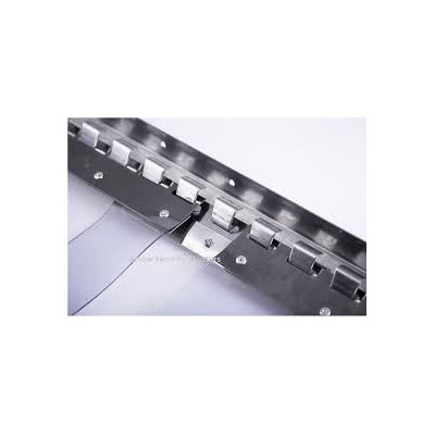 2mm Thick x 300mm Wide PVC Strip Curtain Set with Hanging rail