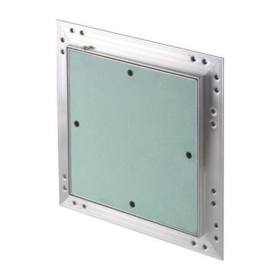 Plasterboard Access Panels with Aluminium Frame Inspection Revision Hatch With Push Lock - Open