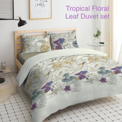 Luxury Duvet - Quilt Cover sets with Pillow Case Super Soft - Polycotton - Printed Design