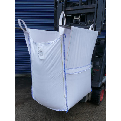 FIBC Bulk Builders Bag 75x85x95cm - Tunnel Loop - 1 Tonne Heavy Duty -